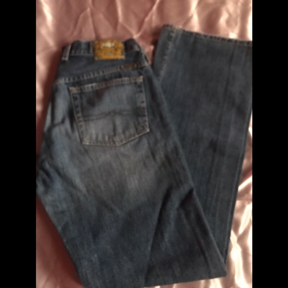 Lucky 🍀 Brand DUNGAREES BY GENE MONTESANO SIZE 4/27 , MADE IN USA